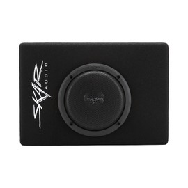 Skar Audio EVL-1X65D4-V-LP 6.5" 400 Watt Low Profile Slot Port Loaded Car Subwoofer Enclosure