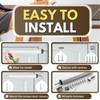 Heavy Duty Screen & Storm Door Closer Kit - Adjustable