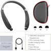 AMORNO AMORNO Foldable Bluetooth Headphones Wireless Neckband Headset with Retractable