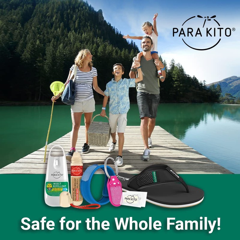 Para'Kito - Mosquito Repellent Refillable Clip + 2 Pellets (Blue