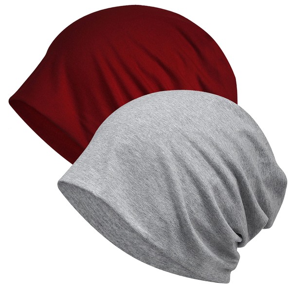 Jemis Skullies Gorros Delgado Capó Gorros Otoño Casual Gorros Sombrero,