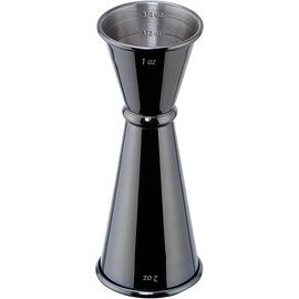 Jigger for Bartending, Briout Double Cocktail Jigger Japanese Premium 304 Food Grade Stainless Steel Jigger 2 OZ 1 OZ with Measurements Inside, Black Sturdy Utensils Flexible - Color: gold, Size: 2oz-Rolled Edge-1PC