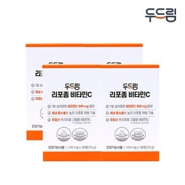 [두드림] 리포좀 비타민C 30정 X 4박스 (4개월분) [Doodrim] Liposome Vitamin C 30 Tablets X 4 Boxes (4 Months Supply)