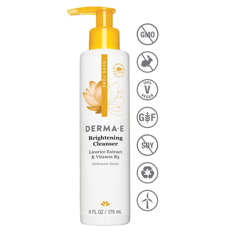 DERMA-E CLEANSER EVENLY RADIANT 6OZ (0603)