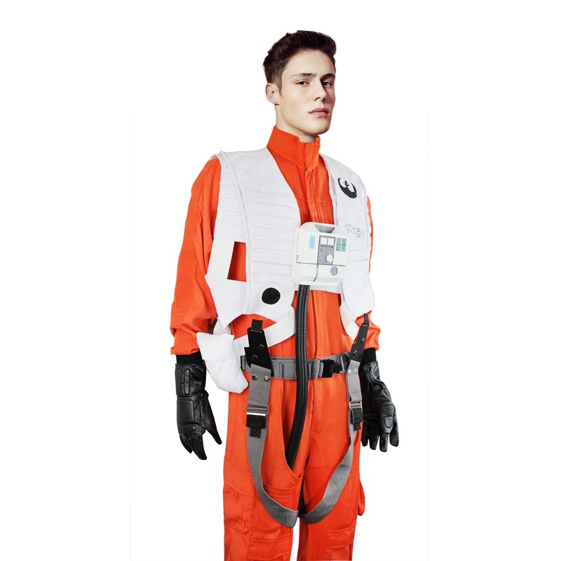 Costumeteers Resistance Rebel Pilot Fighter Double Layer X-Wing VEST Accoutre