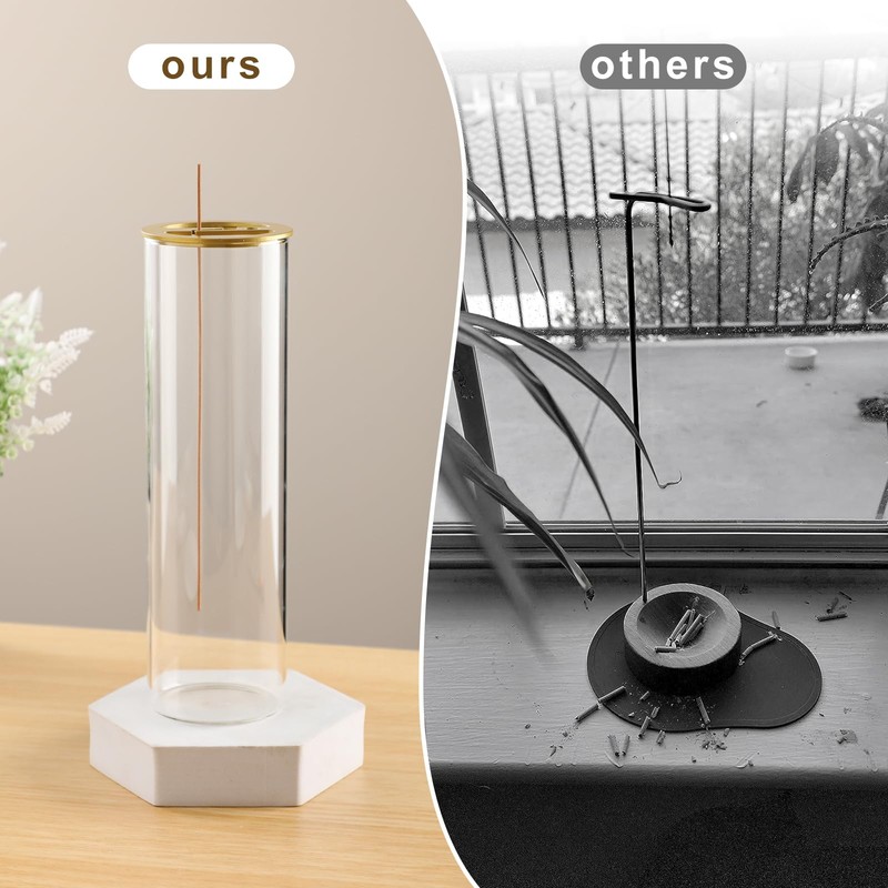 Ceremony Incense Holder, 2 in 1 Incense Burner for Sticks,