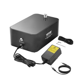 VEVOR Adjustable 50 L/min Airflow, Air Assist Pump Kit Cutter, Clear Smoke and Dust, Reduce Surface Temperature, Shield Lens, for Laser Engraver ≥ 20W, Black