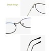 LIPIODOL Round Glasses Metal Frame Retro Fashion Blue Light Blocking