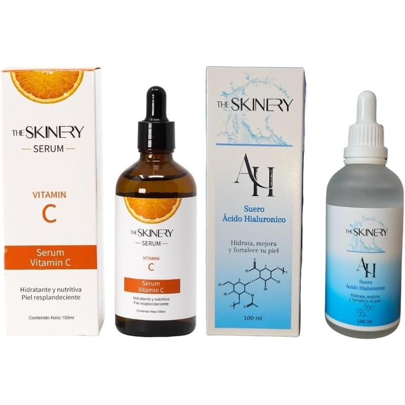 Set sueros Ácido Hialuronico y Vitamina C 100 ml