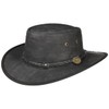 Leather hat Springbrook black