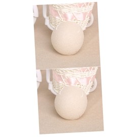 Minkissy 2pcs Facial Sponges Bamboo Charcoal Face Exfoliator Sponge for Gentle Skin Cleansing and Cell Removal