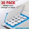 [30 Pack] Impresa Microfiber Scrubbing Pads for Rubbermaid Reveal Power