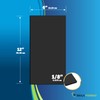 Mega Format Expanded PVC Plastic Sheets - 6" X 12"