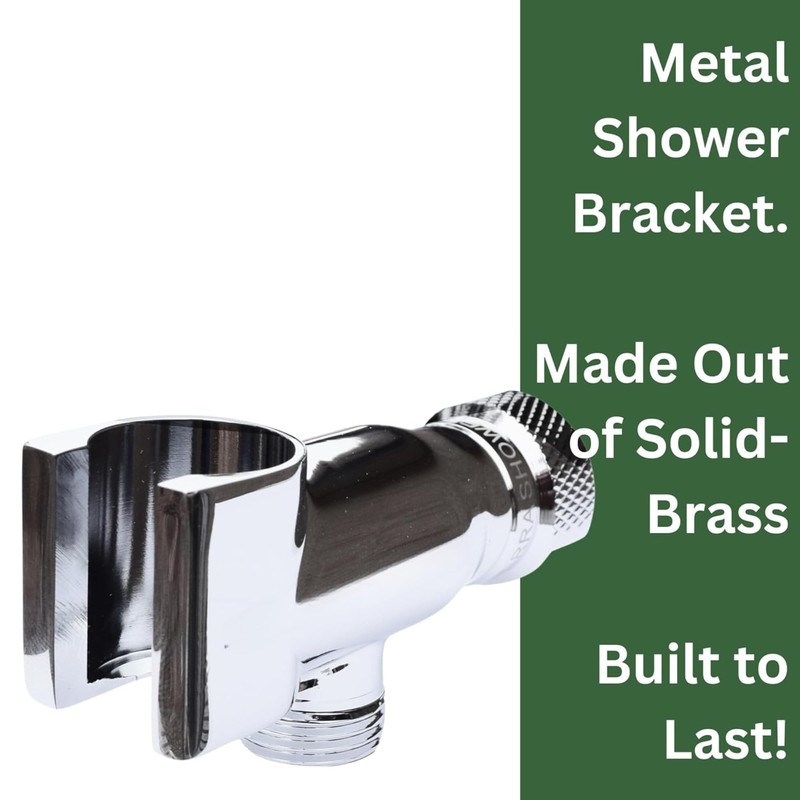 High Sierra® - Solid Metal Handheld Shower Head Holder -