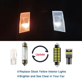 AWALITED 9pcs Tacoma Interior LED Lights Kit for 2023 2022 2021 2020 2019 2018 2017 2016 Toyota Tacoma All Cab Size, Super Bright LED Map Dome Light Replacement Interior Lights Bulbs