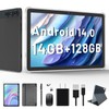 FEONAL 2024 Newest Android 14 Tablet, 10 inch Tablet with