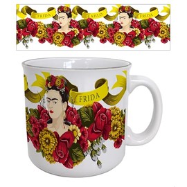Pyramid America - Frida Kahlo - Flowers and Ribb- 20oz Ceramic Mug