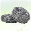 Ciieeo 6pcs Stainless Steel Spiral Scrubbers Kitchen Cleaning for Dishes