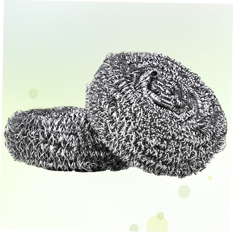 Ciieeo 6pcs Stainless Steel Spiral Scrubbers Kitchen Cleaning for Dishes