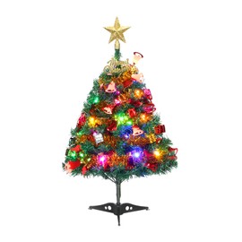 Dream Loom Artificial Christmas Tree, 1.8m Pine with 1000 Tips and 10 m String Lights for Outdoor and Indoor Decoration