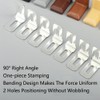 SagaSave L Corner Brackets, 10PCS Shelf Brackets, 90 Degree Right