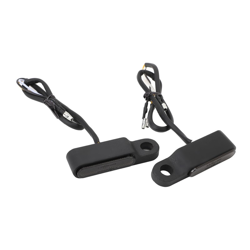 1 Pair Motorcycle LED Turn Signal Running Lights Retro Style