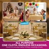 SOL 6pk Gold Square Table Cloths 121 x 121cm -