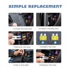 UNLRAE Fuse Kit,Car Accessories Auto Fuses,90 Standard & 108 Mini