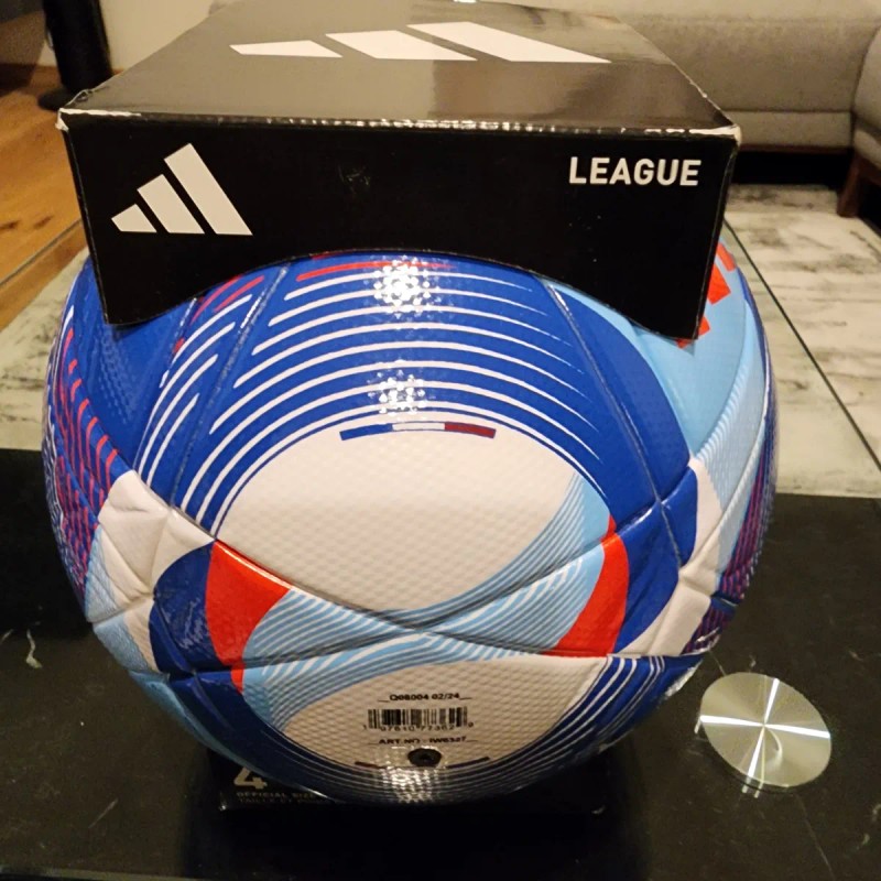 Balon Futbol Juegos Olimpicos 2024 Paris Tamaño 4 Azul (Usado)
