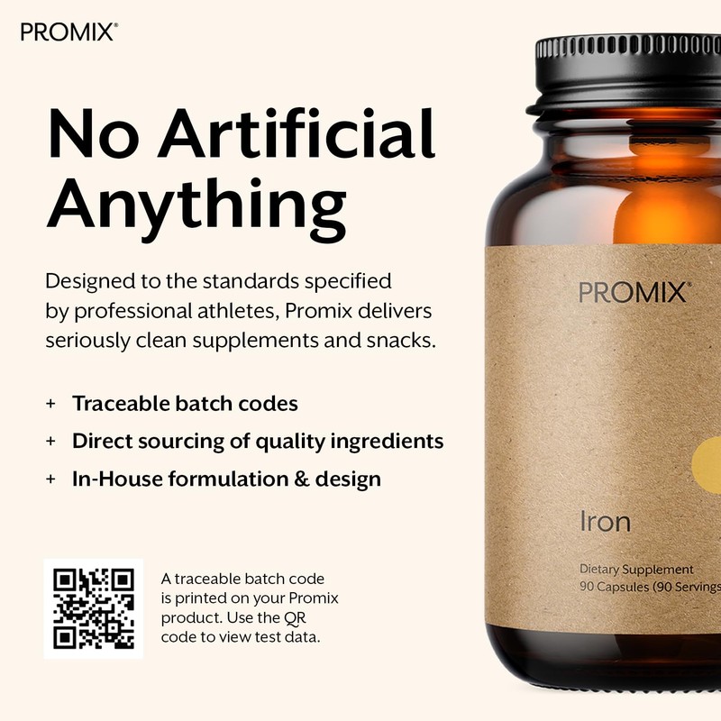 Promix Nutrition Heme Iron Supplement | Gut Friendly | 11mg