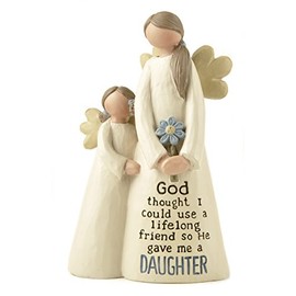 Heaven Sends Daughter and Mum Angel ornament