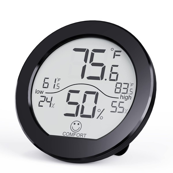SECRUI Hygrometer Thermometer for Room Temperature Humidity Meter Indoor Thermometer
