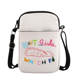 TSOTMO Racing Crossbody Bag Motorsport Gift Racer Racing Aesthetic Messenger Bag for Car Lovers Carry Racing Gift (Racing cross)