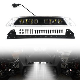 LUXEMOTO Front Bumper Light for Can-Am Ryker All Models, LED Auxiliary Light Kit HeadLight Daytime Running Lamp for Can-Am Ryker 900, 600, Sport, and Rally Editions 2019-2023 Accessories