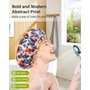 mikimini Reusable Showe Cap for Women Waterproof, Large Shower Caps