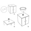 Vessel Sink Mounting Ring Fit for Home Bathroom Glass Vessel