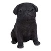 Vivid Arts Pet Pals Black Pug Puppy | Resin Home