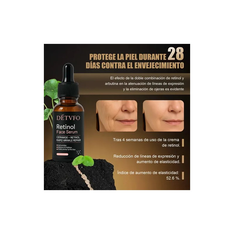 Serum Facial Retinol Antiarrugas Con Ceramida+ Squalane 30ml