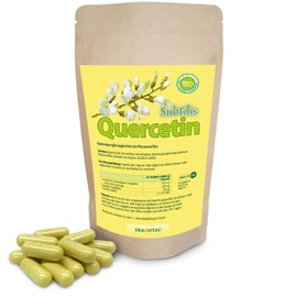 Quercetin Subtilis Kapseln mit wichtigen Begleitern - Baobab-Fruchtpulver und Bacillus Subtilis. Vegan (270 stück (1er Pack))