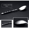 HOMECHAN 20-Piece Vintage Silverware Set with Black Bakelite Handles -