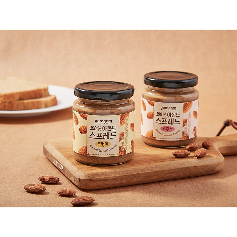 곰곰 100% 아몬드 스프레드 크런치, 200g, 1개 GomGom 100% Almond