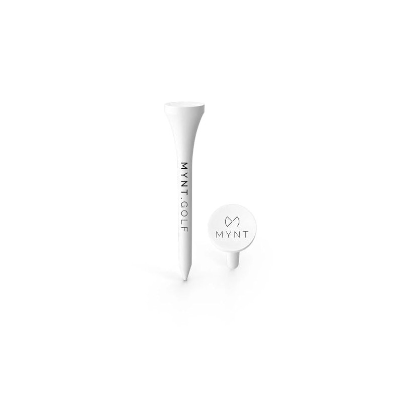MYNT Premium 100% Natural Hardwood Golf Tees | Includes Wiederverschliessbarem
