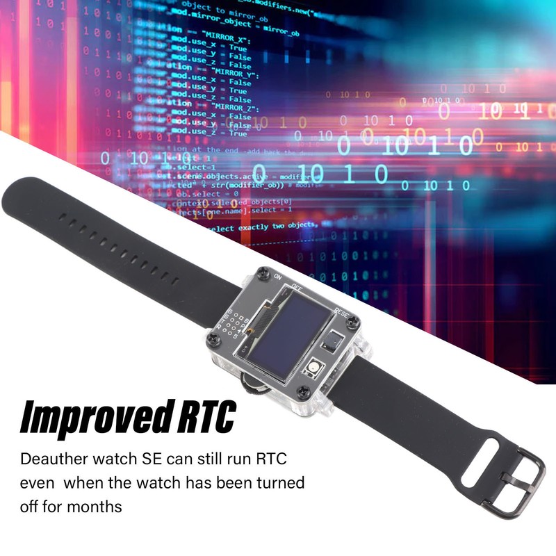 WiFi Deauther Watch SE ESP8266 Programmable Development Board Wearable Watch