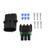 WEATHER PACK 3 PIN CONNECTOR 12-16 AWG Wire Water Tight