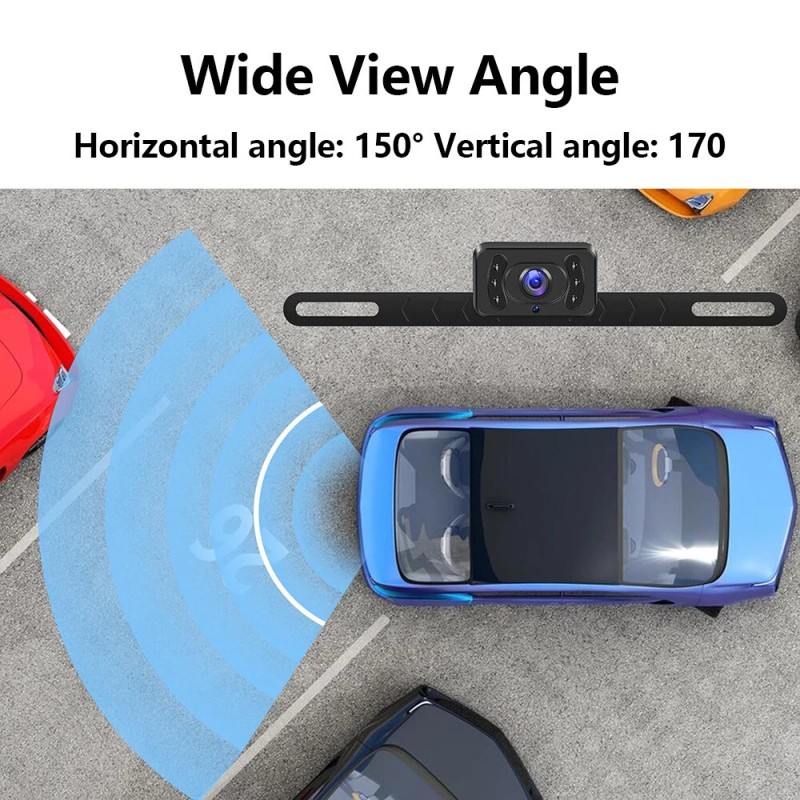 Yuanting 7'' Backup Camera and Monitor Kit System Back Parking
