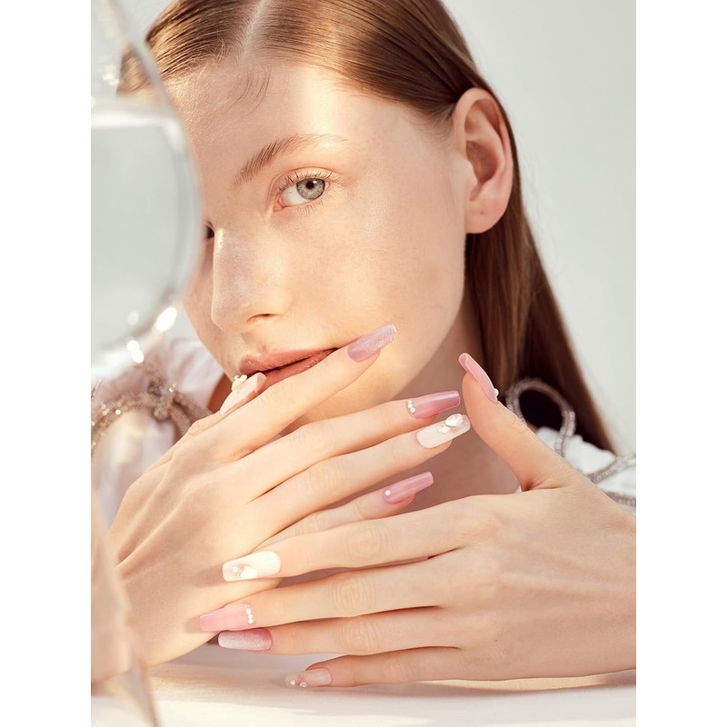 EBANKU Poly Gel Nail Forms, 120 PCS T-Shape Dual Nail