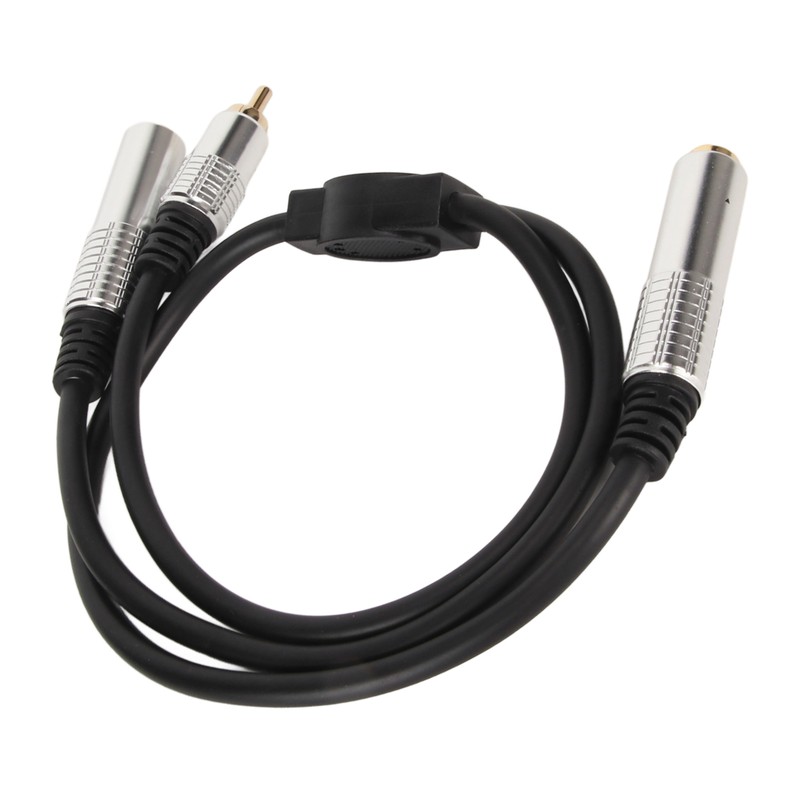 6.35mm Female to 6.35mm Female RCA Cable Gold Plated Sound