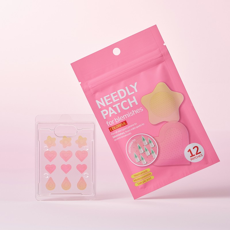 NEEDLY Patch for Blemishes Colorful 12P - NEEDLY Patch for