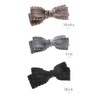 Vingtaine H7403-BK- Ruffled Ribbon Barrette, Cute, Adult, Cute, Hair Clip,
