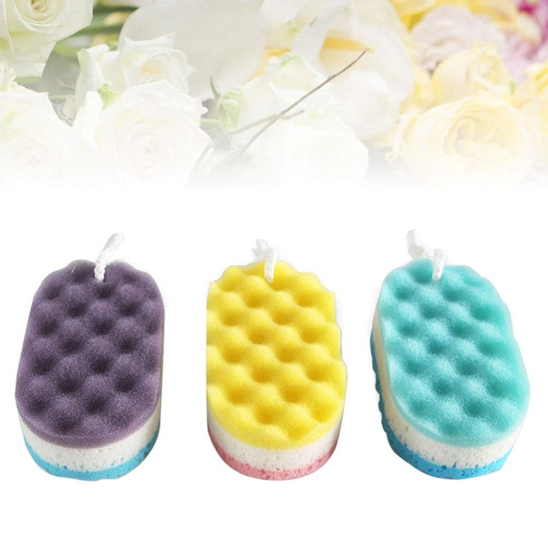 Healifty Exfoliating Bath Sponge Massage Sponges Body Sponges with Hanging